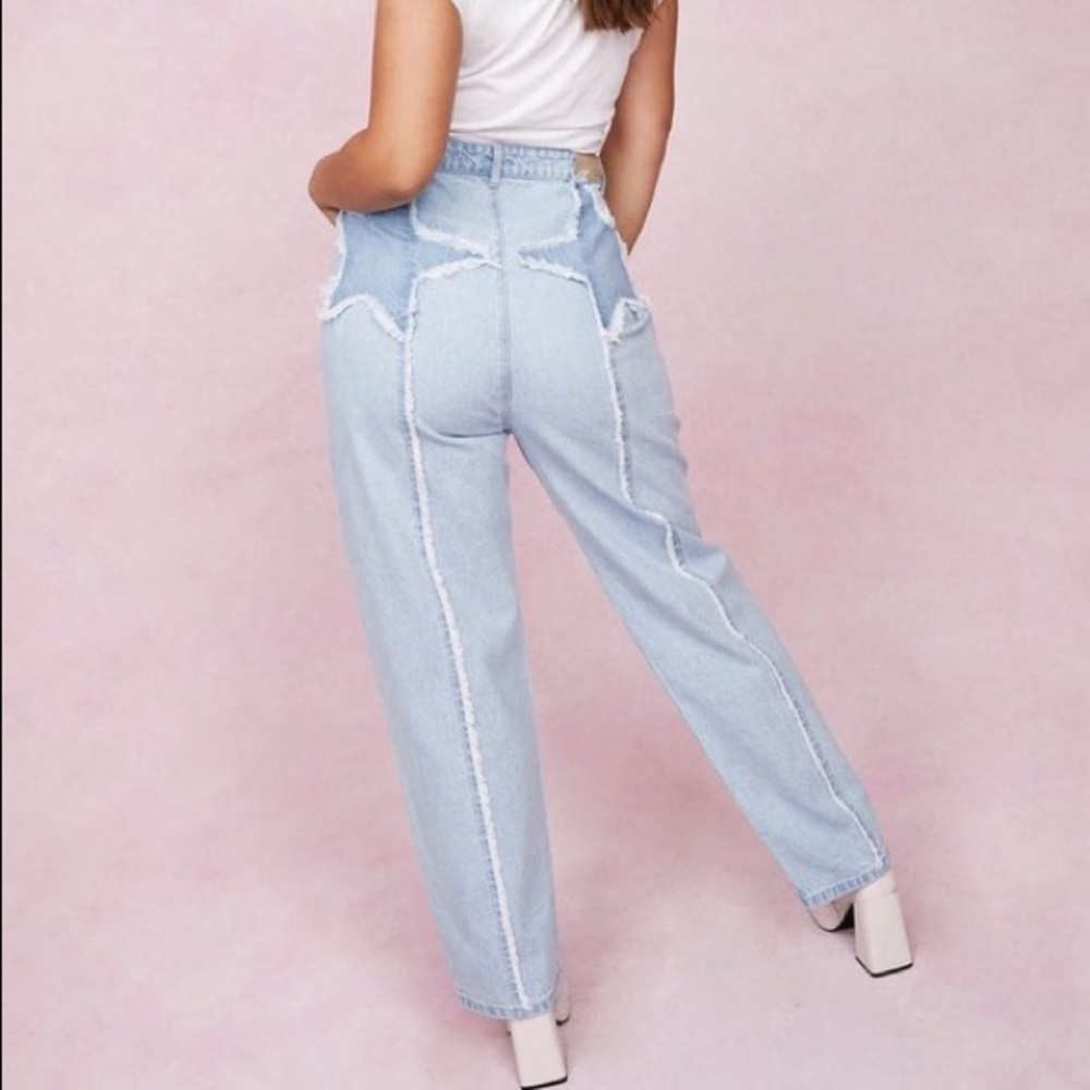 Nasty Gal high waisted jeans size 4 worn once